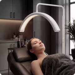 Pastatoma LED kosmetologinė pusmėnulio lempa Moon Pro MAX, 54 W – balta
