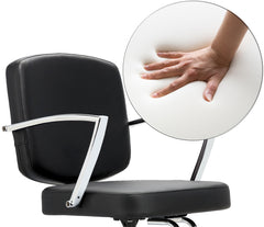 Kirpyklos kėdė Reni - juoda