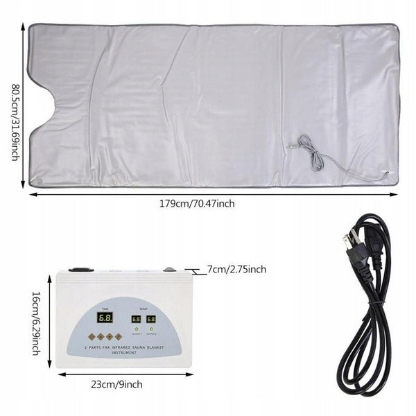 Sauna Infraraudonųjų spindulių antklodė kūno formavimui ir lieknėjimui (purpurinė sp.)