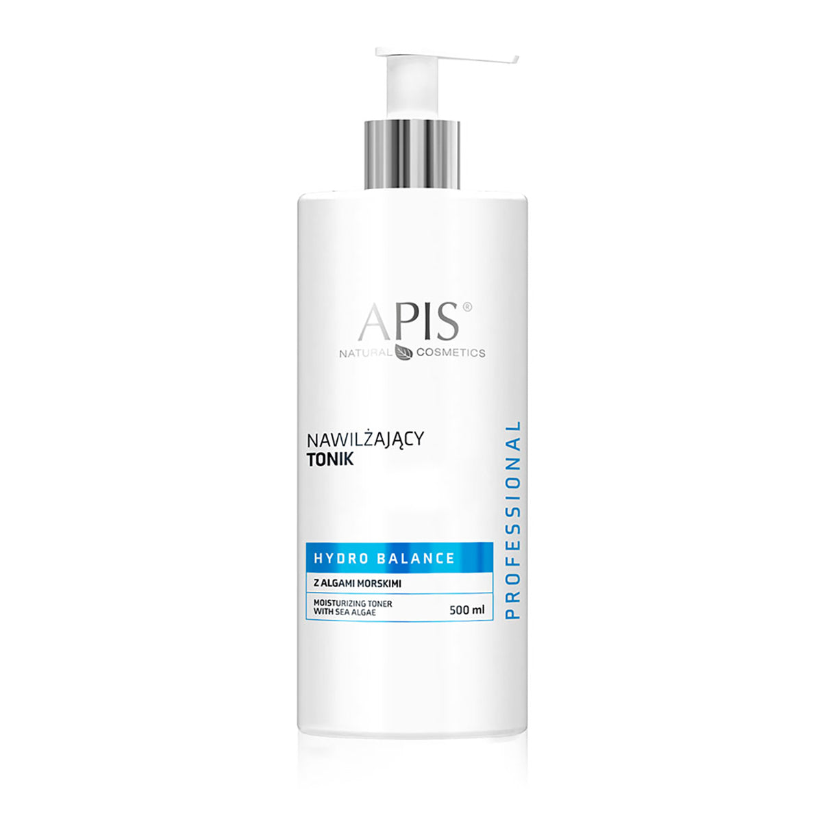 Drėkinantis veido tonikas su jūros dumbliais 500 ml – APIS Hydro Balance
