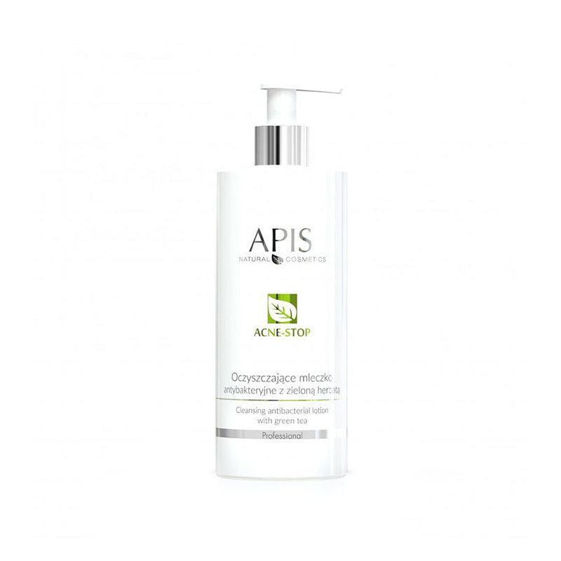 Valomasis antibakterinis pienelis su žaliąja arbata 500 ml – APIS Acne-Stop