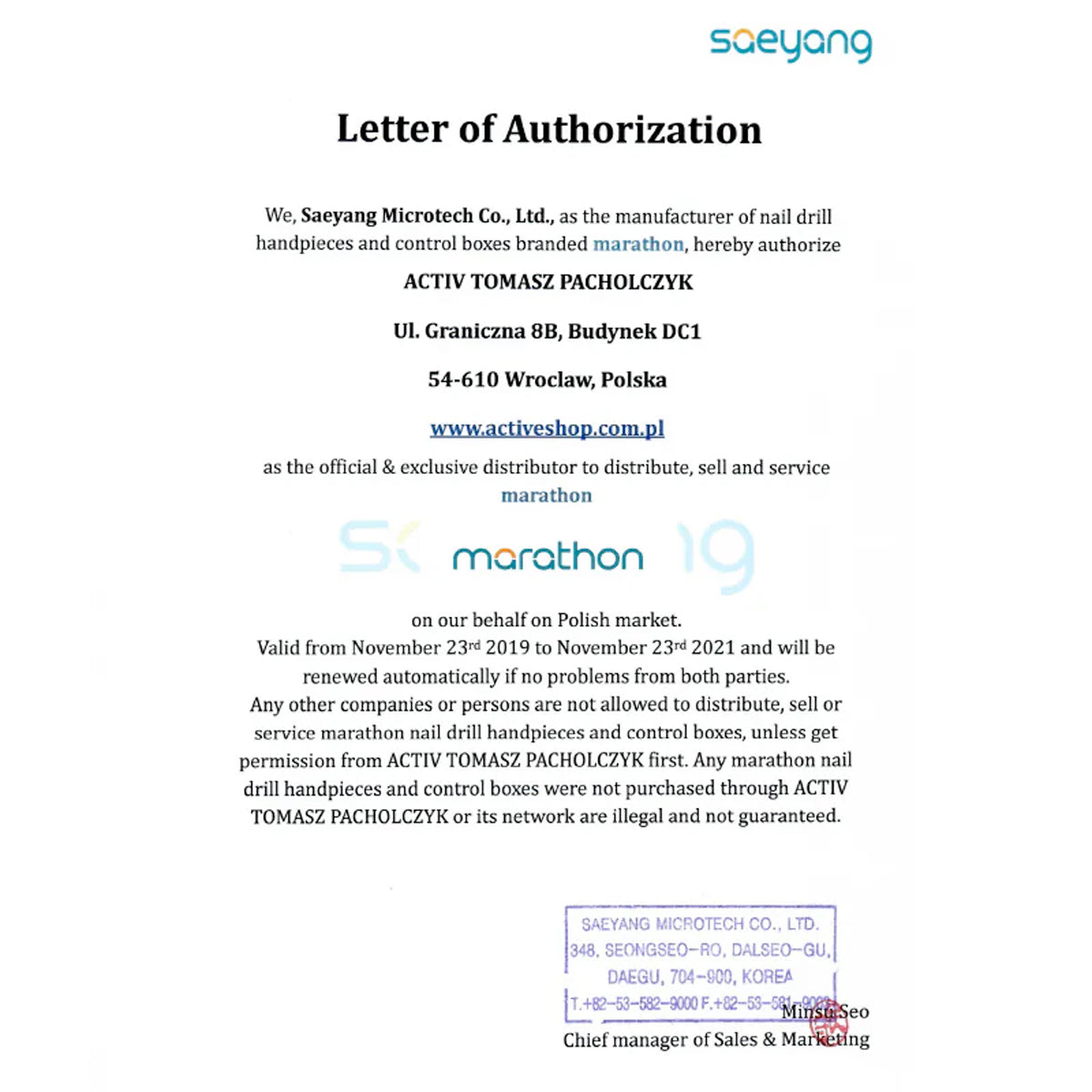 Freza nagams MARATHON K38 CRAFIEN MINI (balta)