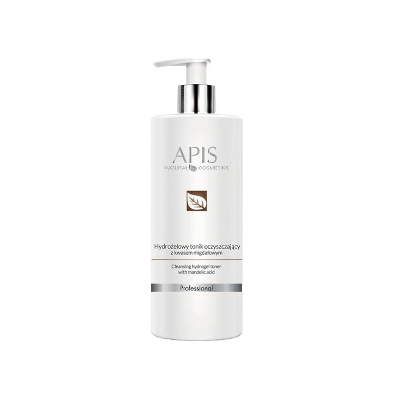 Valomasis tonikas su migdoline rūgštimi 500 ml – APIS Hydrogel Cleansing Tonic