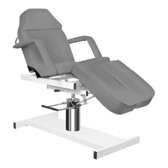 Hidraulinė kosmetologinė kėdė - gultas pedikiūrui 210C (pilka)