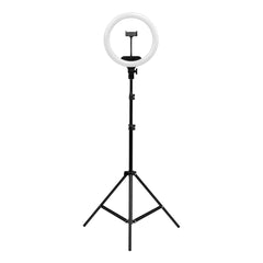 Ring Light 13″ LED žiedinė lempa su stovu, 36 W, juoda – 2 vaizdas