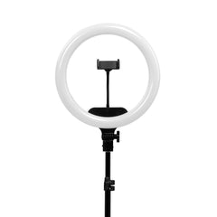 Ring Light 13″ LED žiedinė lempa su stovu, 36 W, juoda – 3 vaizdas