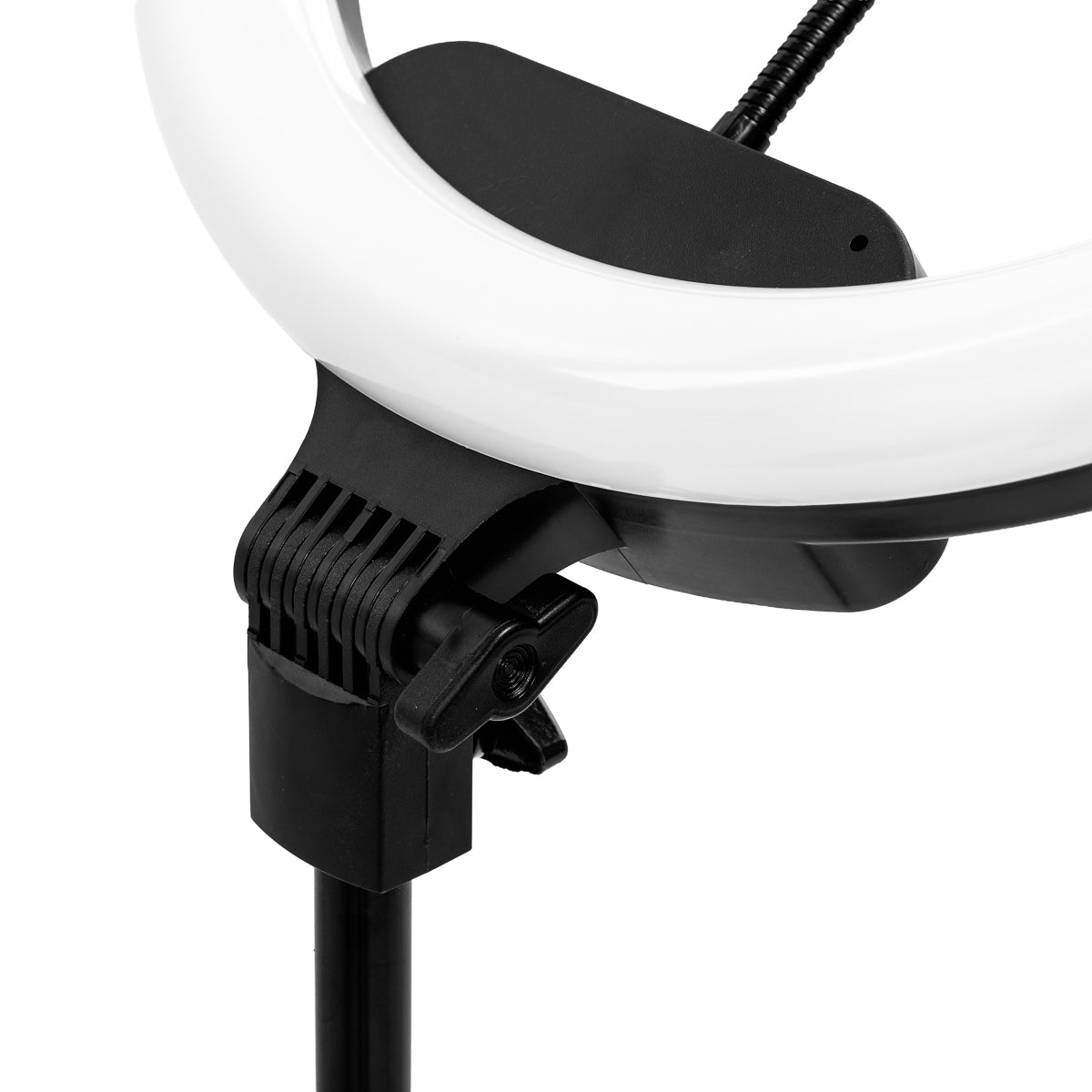 Ring Light 13″ LED žiedinė lempa su stovu, 36 W, juoda – 9 vaizdas
