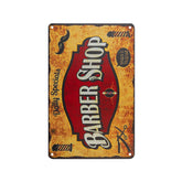 Decorative plaque barber b045