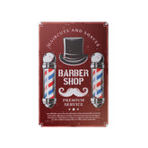 Decorative plaque barber B030