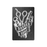 Decorative plaque barber b032