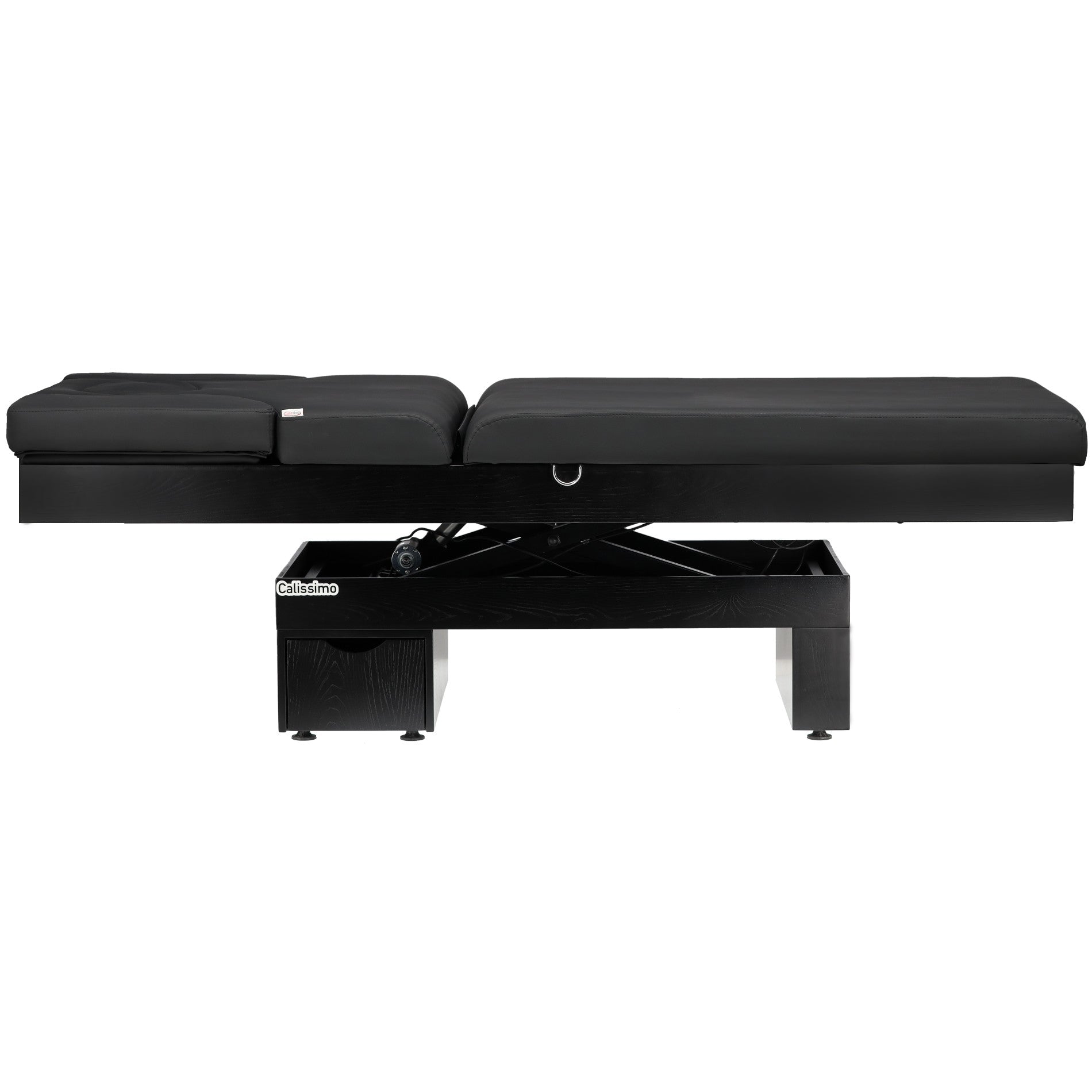 Elektrinis masažo stalas / kosmetologinis gultas su šildymu ir LED apšvietimu F245 – juodas