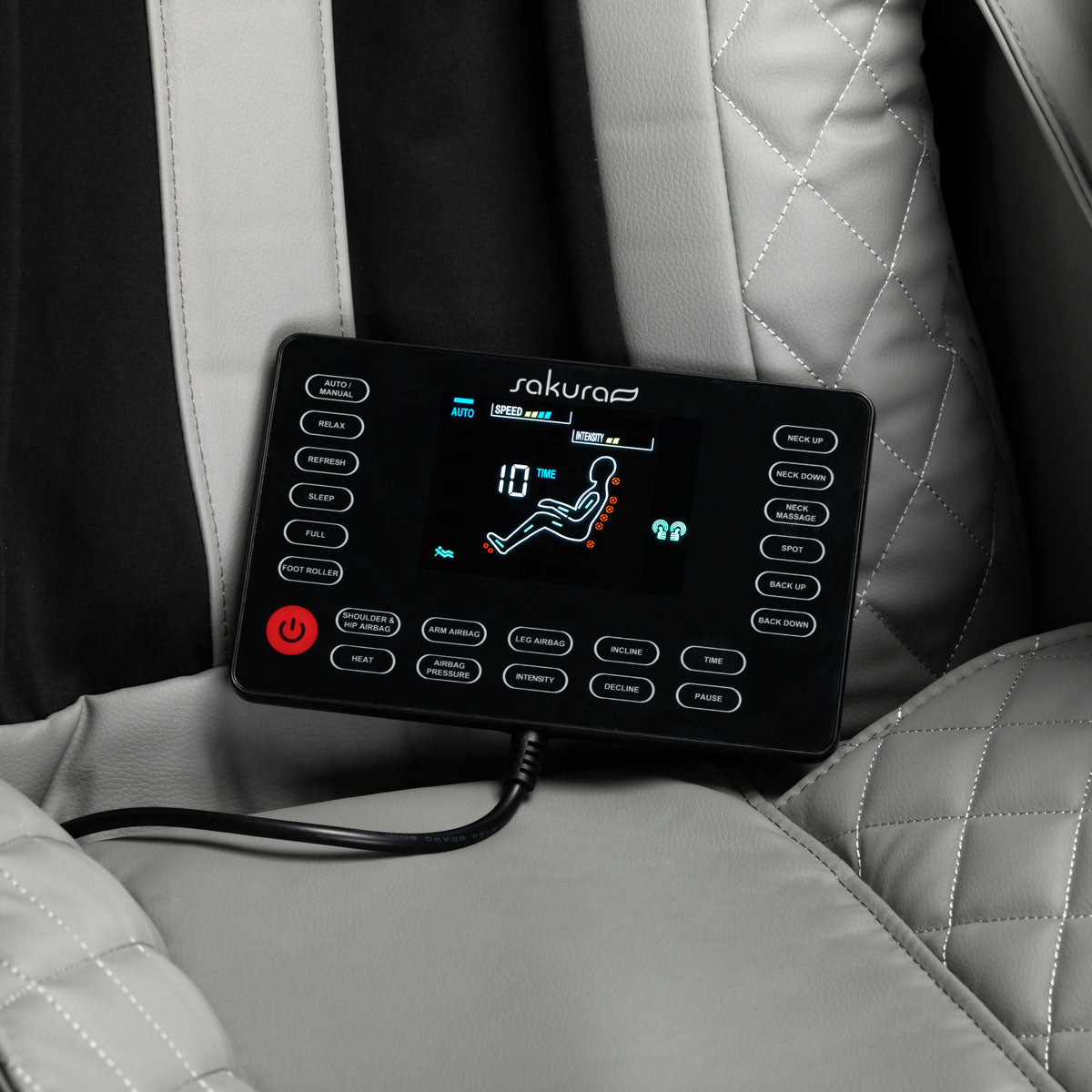 Masažinis krėslas Sakura Standard 801 – pilkas