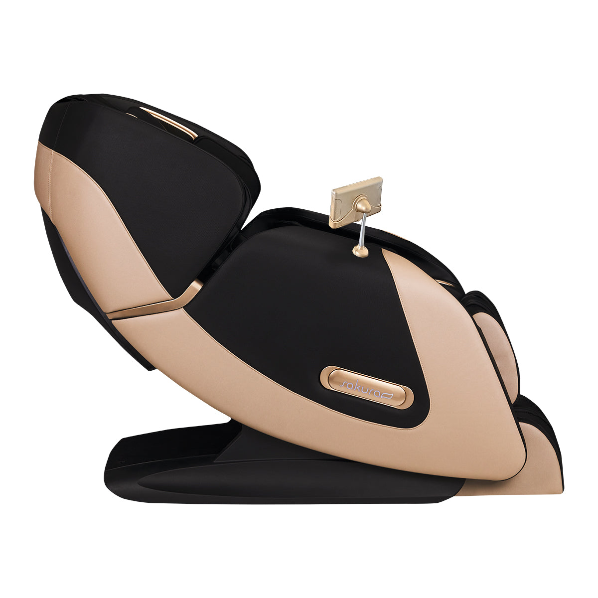 Masažo krėslas Sakura Luxury 808 – juodas ir smėlio