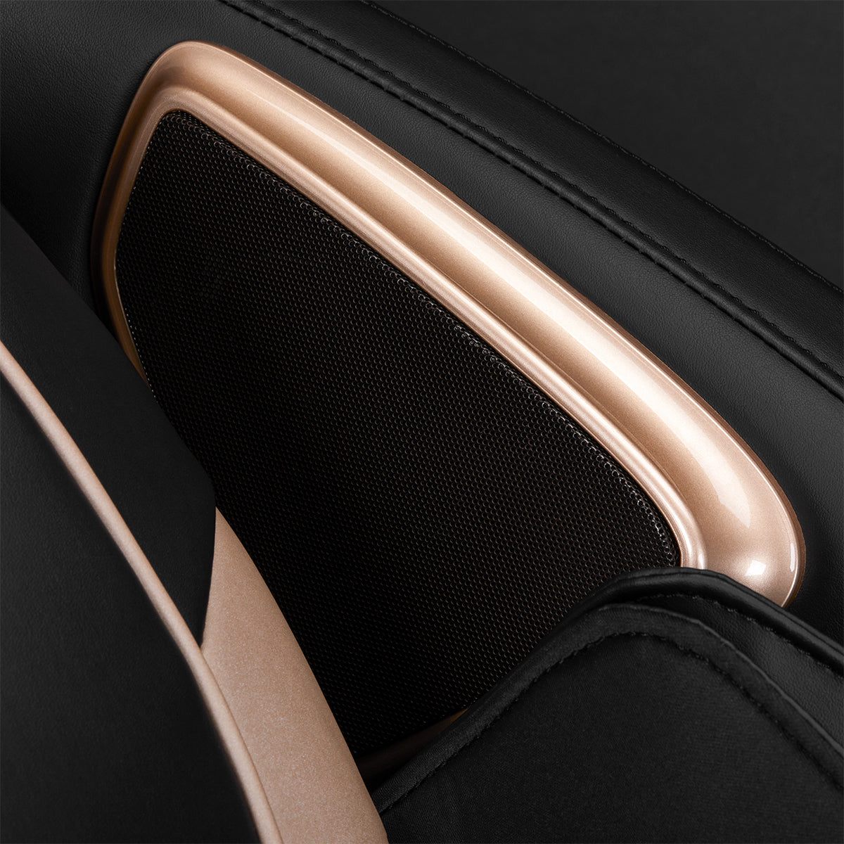 Masažo krėslas Sakura Luxury 808 – juodas ir smėlio