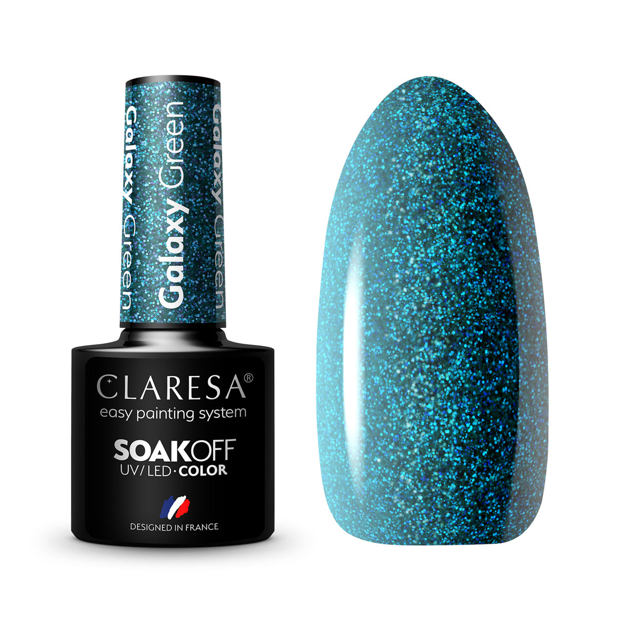 CLARESA Hybrid polish Galaxy Green 5g