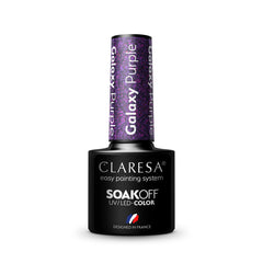 CLARESA Hybrid polish Galaxy Purple 5g