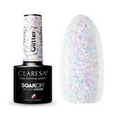 CLARESA Hybrid nail polish GLITTER 2 -5g