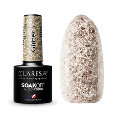 CLARESA Hybrid nail polish GLITTER 3 -5g