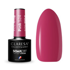 CLARESA Hybrid nail polish Pink 524 -5g
