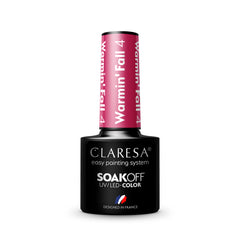 CLARESA Hybrid nail polish WARMIN "FALL 4 -5g