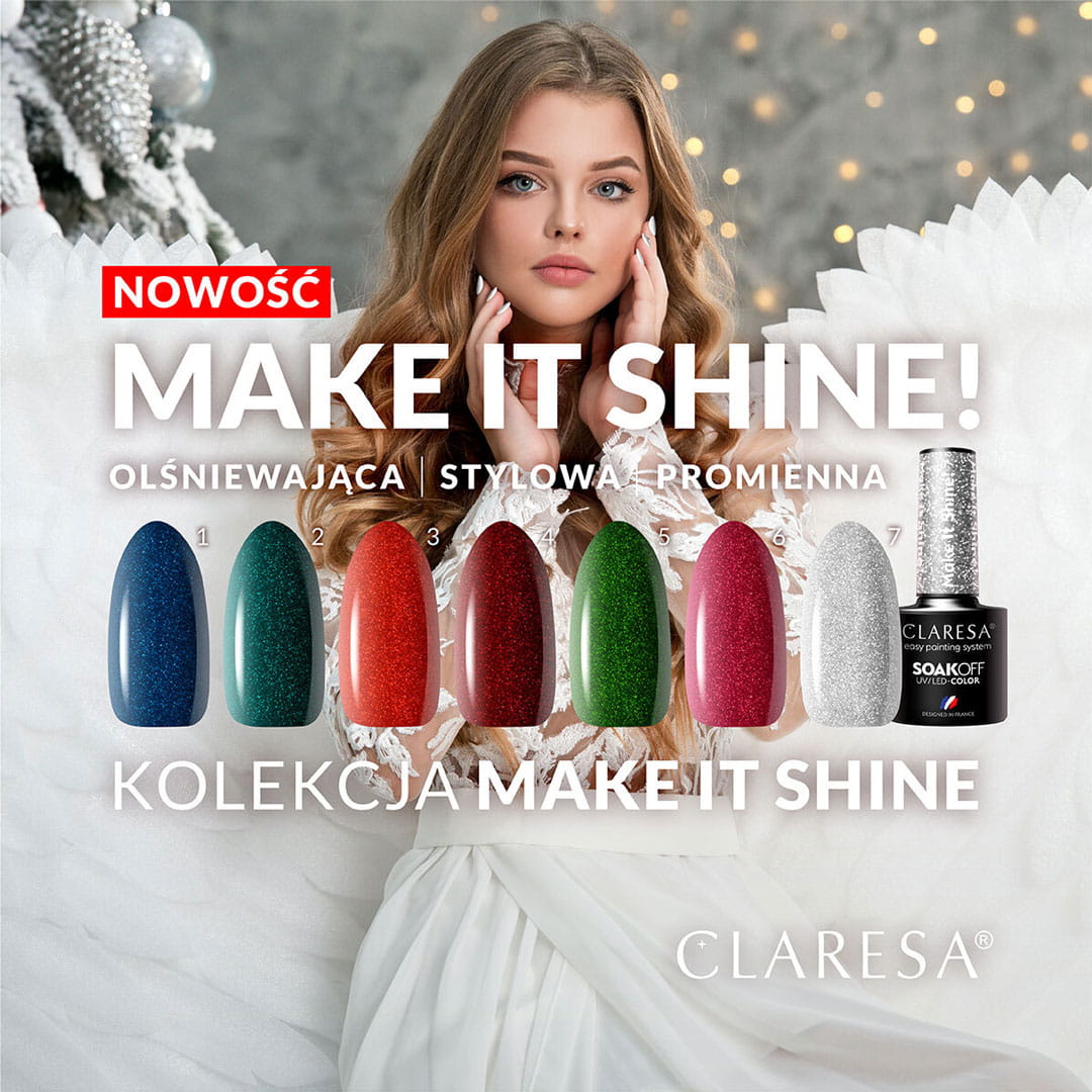 CLARESA Hybrid nail polish Make It Shine! 5 -5g