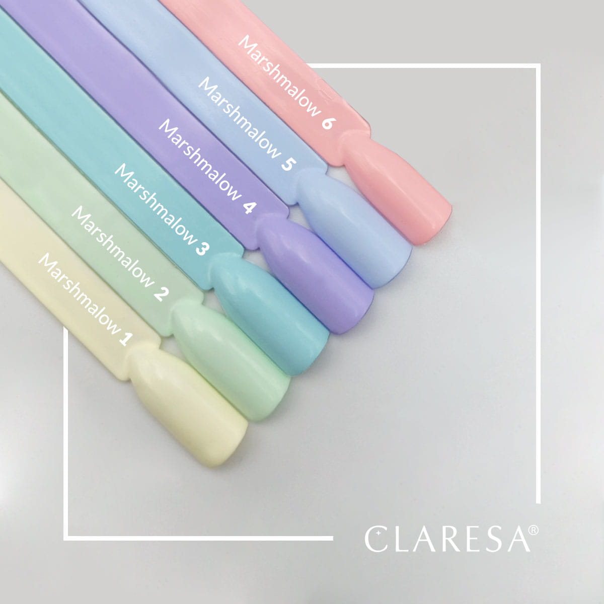 Hibridinis gelinis lakas CLARESA MARSHMALLOW 2, 5 g