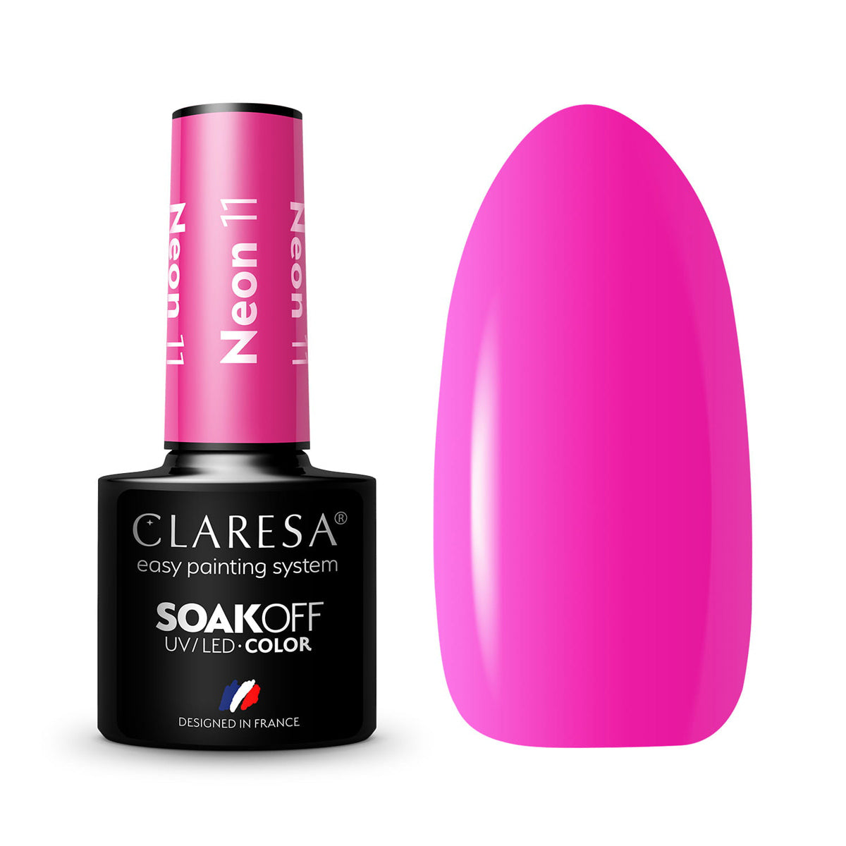 Hibridinis nagų lakas CLARESA NEON 11 – 5 g