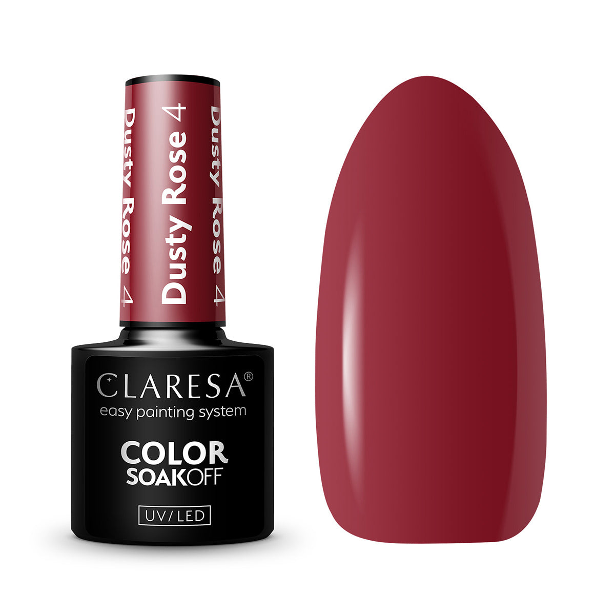 Hibridinis nagų lakas dulkėtos rožės spalvos – Claresa Dusty Rose