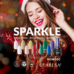 Hibridinis gelinis lakas CLARESA Sparkle 6, 5 g