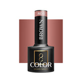 OCHO NAILS Hibridinis nagų lakas RUDAS 804 -5 g