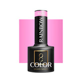 OCHO NAILS Hibridinis nagų lakas, rožinis RAINBOW R05 -5 g