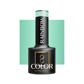 OCHO NAILS Hibridinis nagų lakas, žalias RAINBOW R10 -5 g