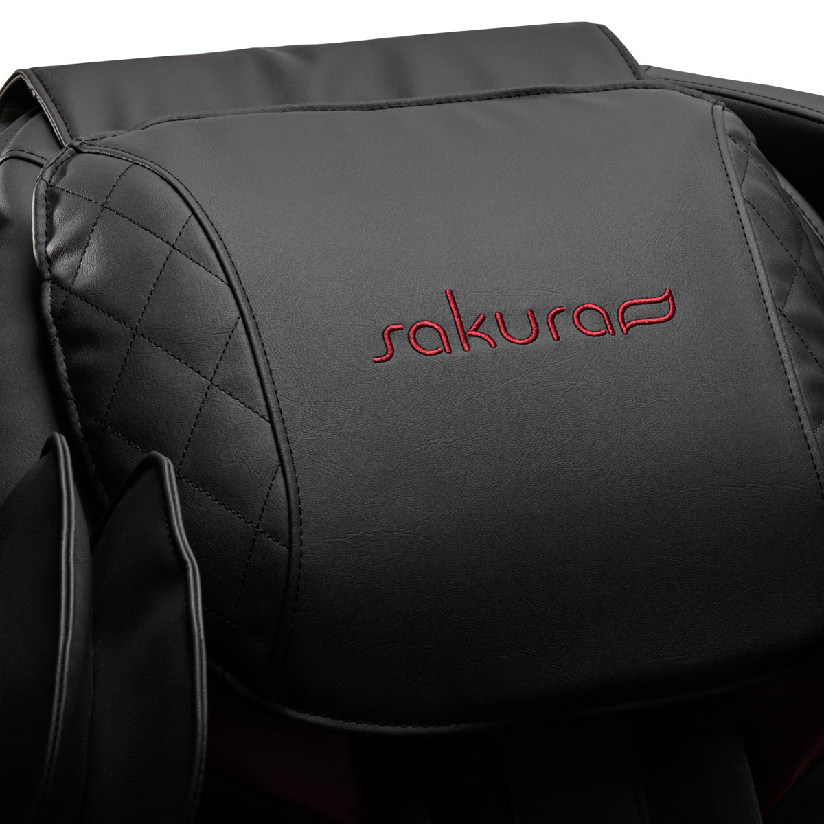 Masažinis fotelis Sakura Standard 801 – juodai raudonas