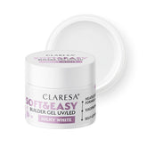 Claresa building gel Soft&Easy gel milk white 90g