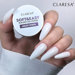 Claresa building gel Soft&Easy gel milk white 45g