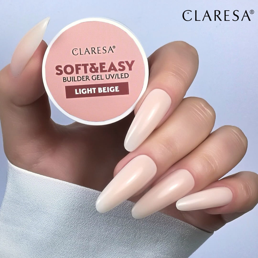 Claresa Soft&Easy building gel light beige 90g
