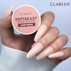 Claresa builder gel Soft&Easy gel light beige 45g