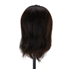 Gabbiano WZ4 training head with beard, natural hair, color 1#, length 8"+6"