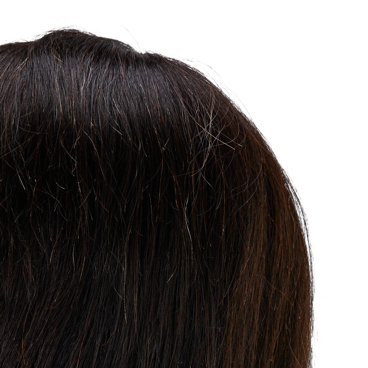 Gabbiano WZ4 training head with beard, natural hair, color 1#, length 8"+6"