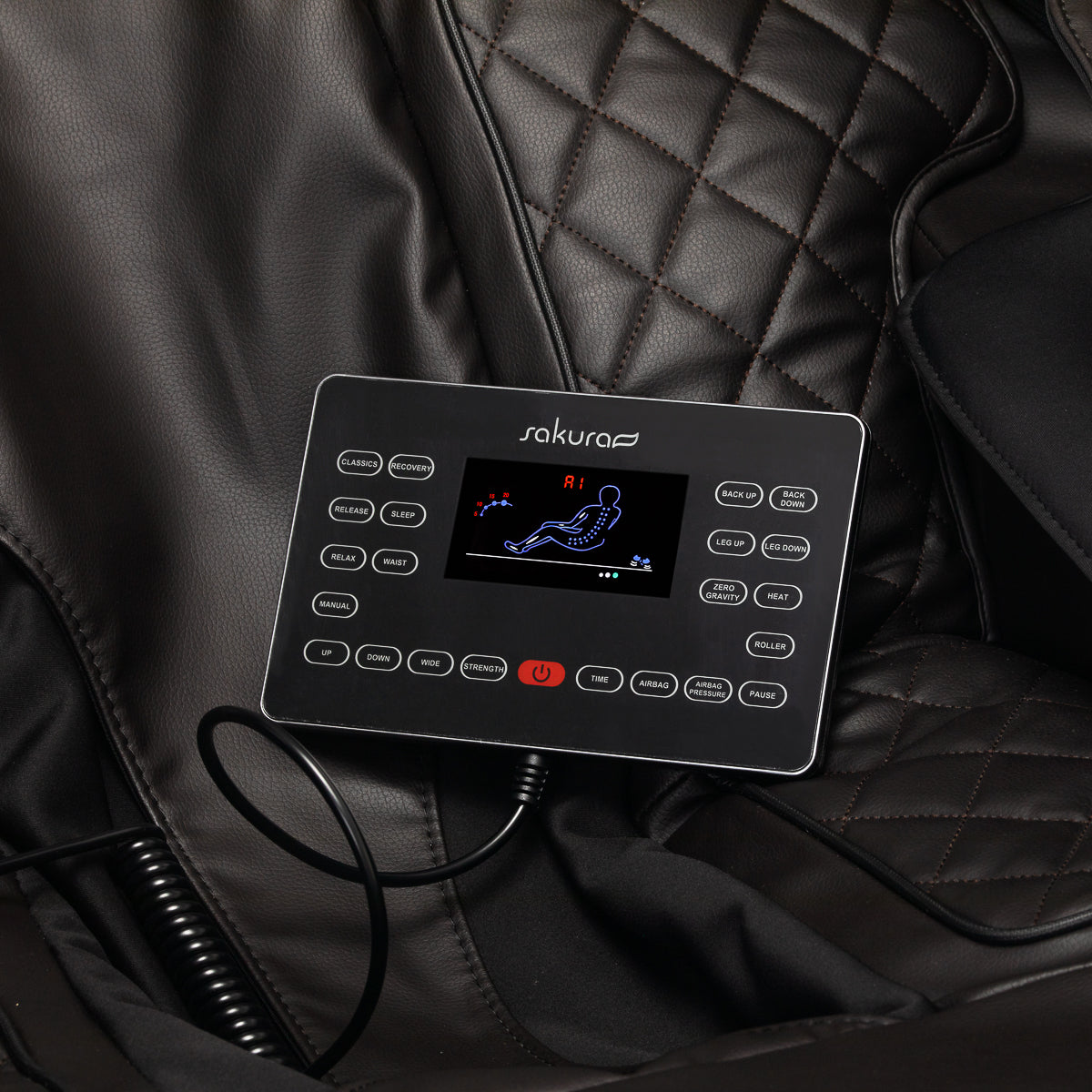 Masažinis fotelis Sakura Comfort Plus 806 – juodos spalvos