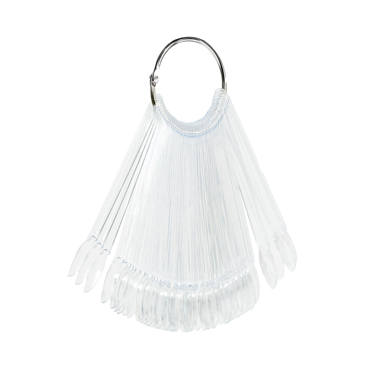 Skaidrus spalvų paletės žiedas su 50 vnt. tipsų – WZ2