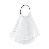 Skaidrus spalvų paletės žiedas su 50 vnt. tipsų – WZ2