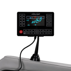 Masažinis fotelis Sakura Classic 802A – baltai pilkas