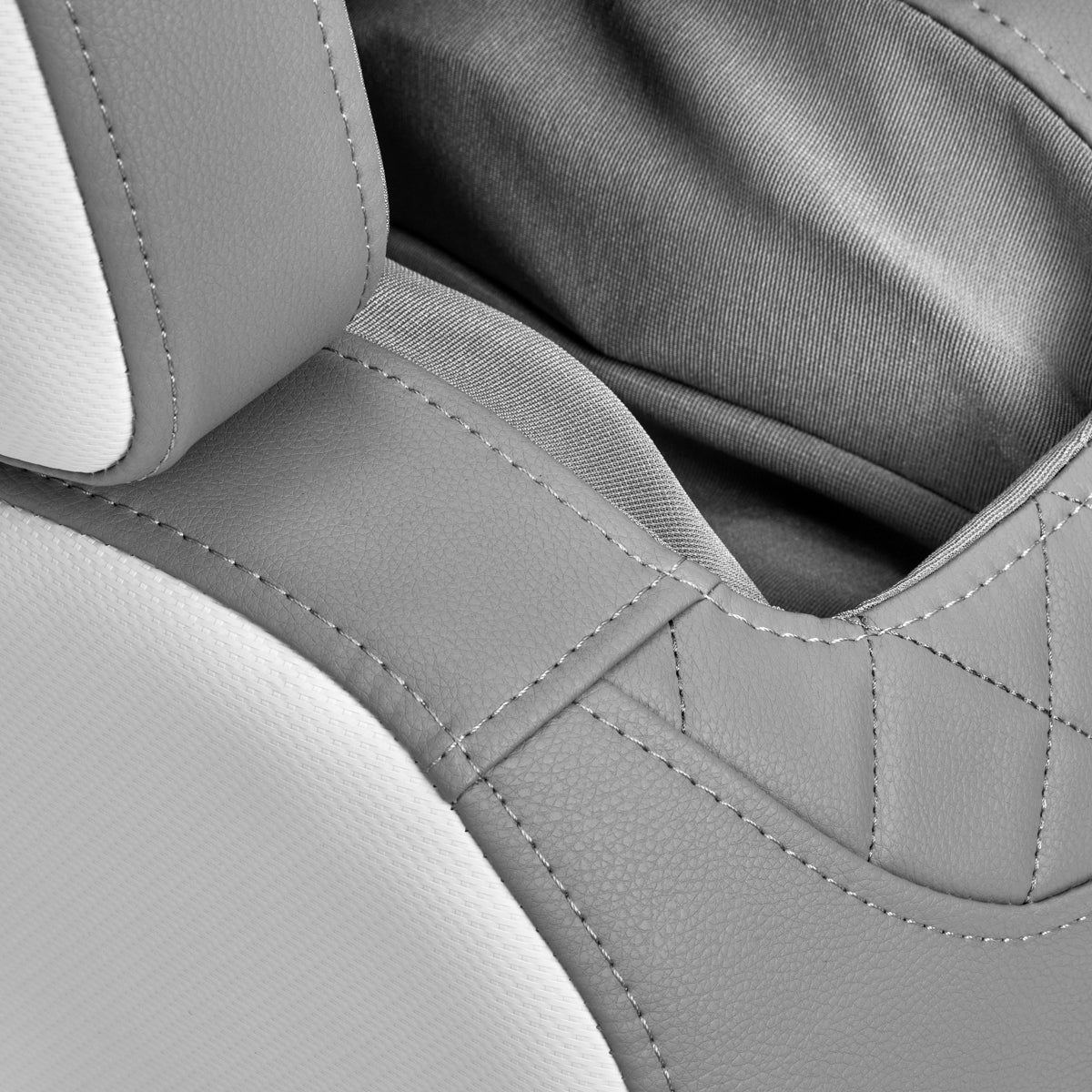 Masažinis fotelis Sakura Classic 802A – baltai pilkas