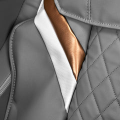 Masažinis fotelis Sakura Classic 802A – baltai pilkas