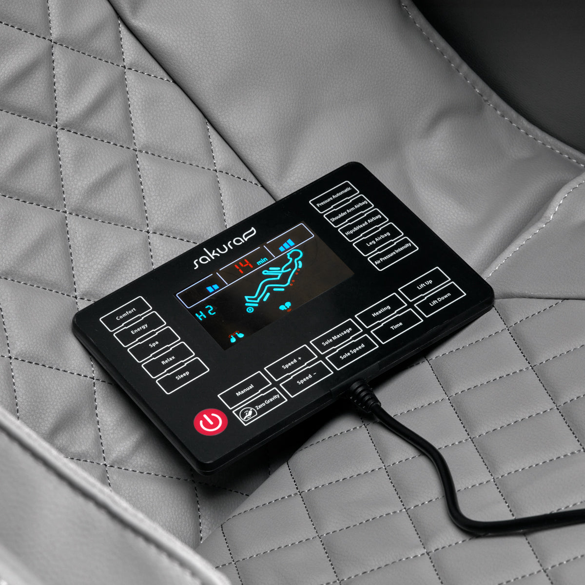 Masažinis fotelis Sakura Classic 305 – pilkas