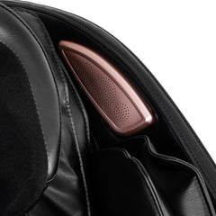 Masažinis fotelis Sakura Classic 305 Wooden Leather – ruda smėlio spalva su medžio imitacija