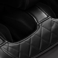 Masažinis fotelis Sakura Classic 305 Wooden Leather – ruda smėlio spalva su medžio imitacija