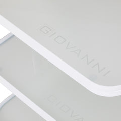 Giovanni H6702 kosmetologinis vežimėlis, baltos spalvos