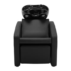 Kirpyklos plautuvė Gabbiano Emma su elektriniu kojų atlošu – juoda